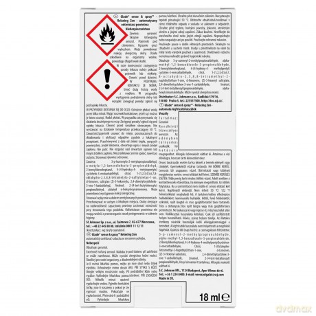 Odświeżacz powietrza dyfuzor Glade Sens&Spray Relaxing Zen 18 ml 320 g