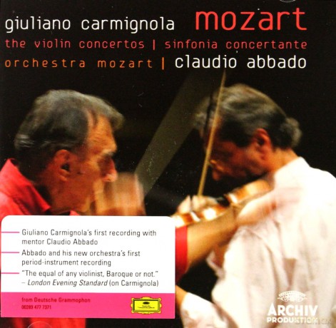 Giuliano Carmignola: Mozart:The Violin Concertos,Sinfonia Con [2CD]