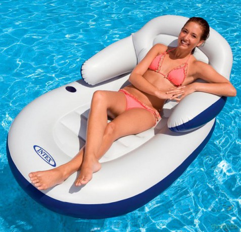 INTEX PŁYWAJĄCY FOTEL KOMFORT 184x117cm 58864 [ZABAWKA]