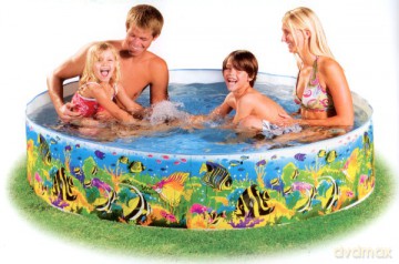 INTEX Basen Rozporowy Wodny Świat 58461 [ZABAWKA]