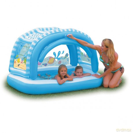 INTEX BRODZIK Z DASZKIEM 163cm x 102 cm 57406 [ZABAWKA]