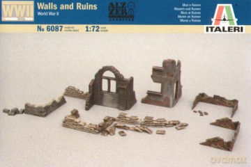 ITALERI WWII Walls and Ruins 6087 [MODELARSTWO]