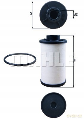 Knecht HX 132D Filtr hydrauliczny, automatyczna skrzynia biegów Audi Skoda VW Seat