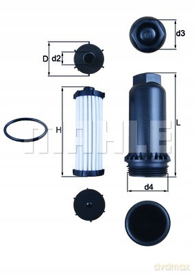 Knecht HX 151KIT Filtr hydrauliczny, automatyczna skrzynia biegów Renault Ford Volvo Mitsubishi