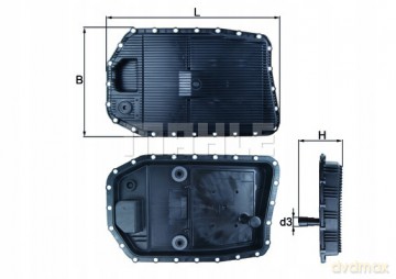 Knecht HX 154 Miska olejowa, automatyczna skrzynia biegów BMW