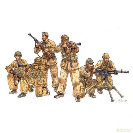 ITALERI Italian Paratroopers Combat 6492 [MODELARSTWO]