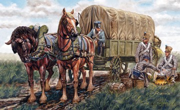 ITALERI French Supply Wagon 6886 [MODELARSTWO]