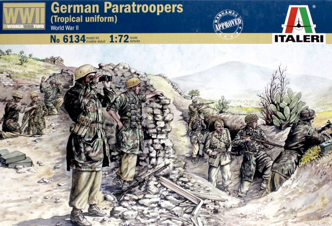 ITALERI WWII German Paratroops 6134 [MODELARSTWO]