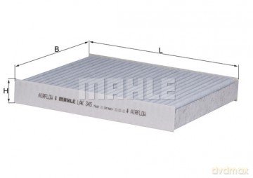 Knecht LAK 345 Filtr, wentylacja przestrzeni pasażerskiej Subaru