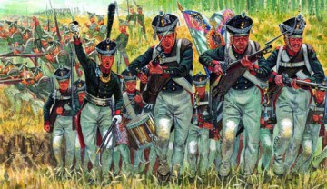 ITALERI Russian Infantry Napoleonic Wars 6073 [MODELARSTWO]