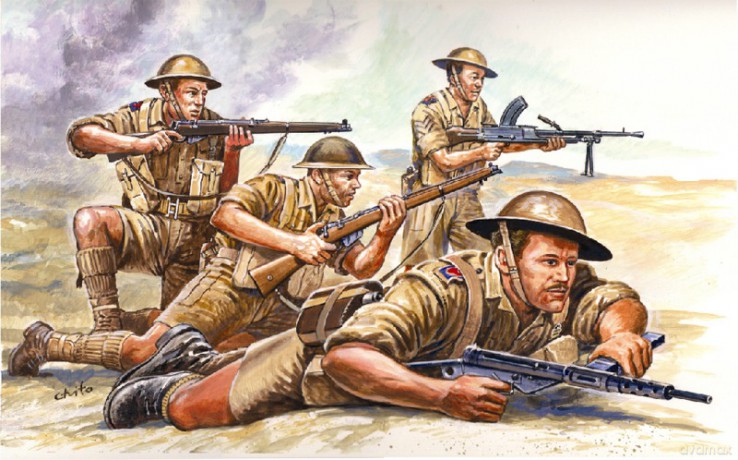 ITALERI British 8th Army World War II 6077 [MODELARSTWO]