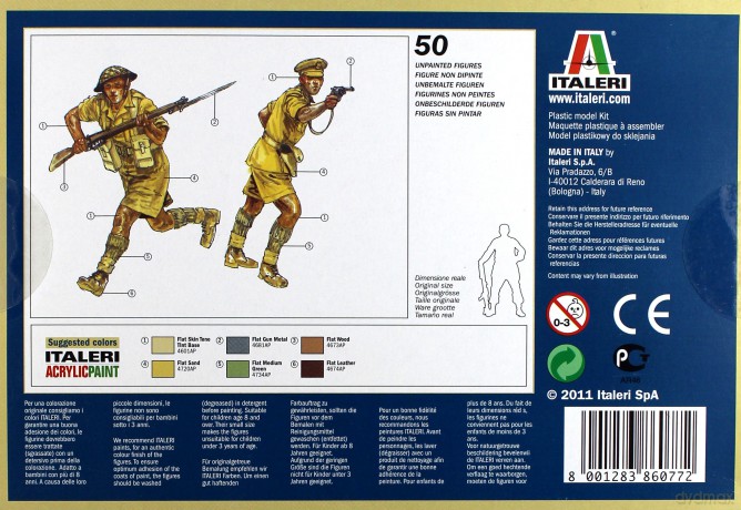 ITALERI British 8th Army World War II 6077 [MODELARSTWO]