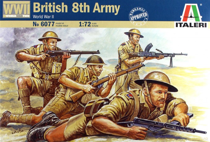 ITALERI British 8th Army World War II 6077 [MODELARSTWO]