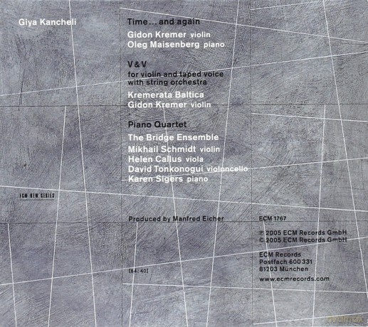 Giya Kancheli: In I'istesso Tempo [CD]
