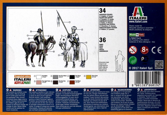 ITALERI Teutonic Knights XIII 6019 [MODELARSTWO]