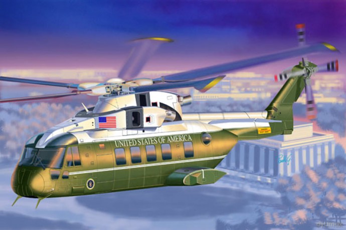 ITALERI VH71 "Marine ONE" EH101 1268 [MODELARSTWO]