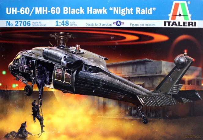 ITALERI UH60MH60 Black Hawk Night Raid 2706 [MODELARSTWO]
