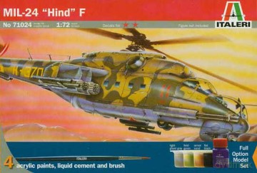 ITALERI Mil Mi24 Hind F gift set 71024 [MODELARSTWO]