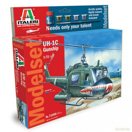 ITALERI Model set "home play" UH1C 71050 [MODELARSTWO]