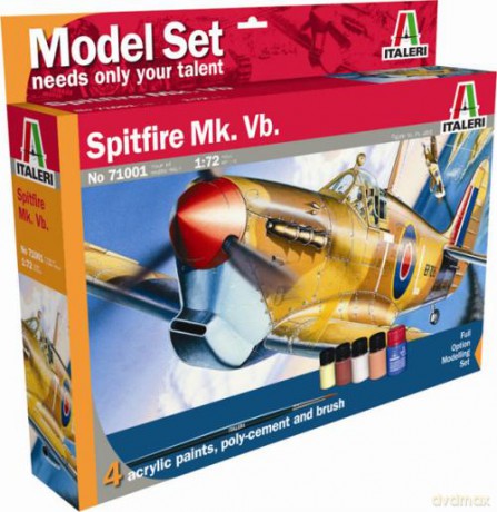 ITALERI Model set "home play" Spitfire 71001 [MODELARSTWO]