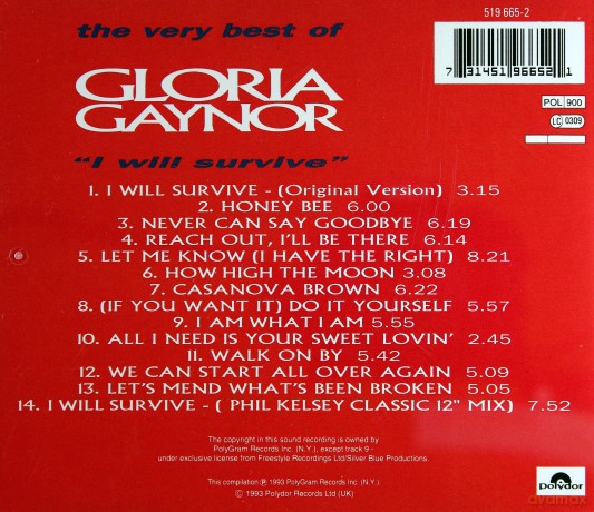 Gloria Gaynor: I Will Survive - Very Best [CD]