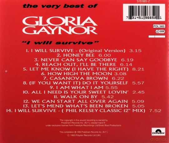 Gloria Gaynor: I Will Survive - Very Best [CD]