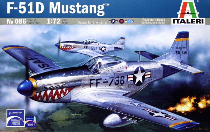 ITALERI F51D Mustang 86 [MODELARSTWO]
