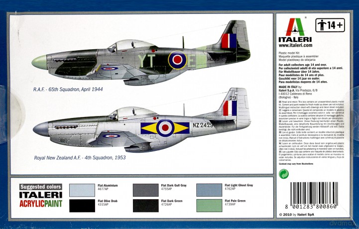 ITALERI F51D Mustang 86 [MODELARSTWO]