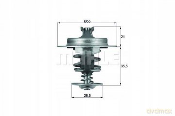 Mahle TX 67 83D Termostat, środek chłodzący Suzuki Peugeot Renault Toyota Fiat Citroen Lancia Hyundai Łada