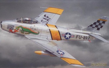 ITALERI F86F Sabre Jet 2501 [MODELARSTWO]
