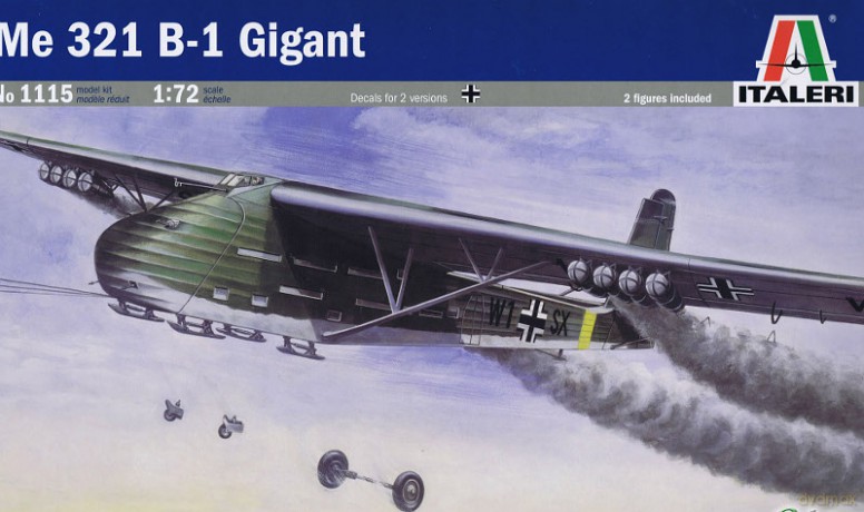ITALERI ME321 B1 Gigant Glider 1115 [MODELARSTWO]