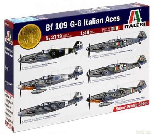 ITALERI Bf109 G6 Italian Aces 2719 [MODELARSTWO]