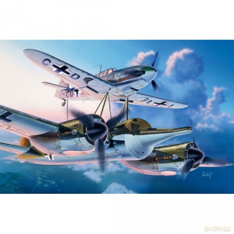 ITALERI Mistel 1 Ju 88 A4 and BF 109 F4 72 [MODELARSTWO]