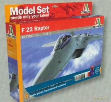 ITALERI Model set "home play" F22 71207 [MODELARSTWO]