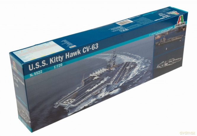 ITALERI U.S.S. Kitty Hawk CV63 5522 [MODELARSTWO]