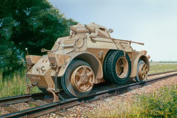 ITALERI Autoblinda AB40 Ferroviaria 6456 [MODELARSTWO]