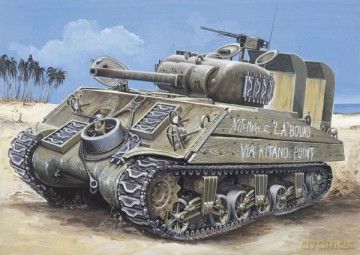 ITALERI US Marines M4 Sherman 6389 [MODELARSTWO]