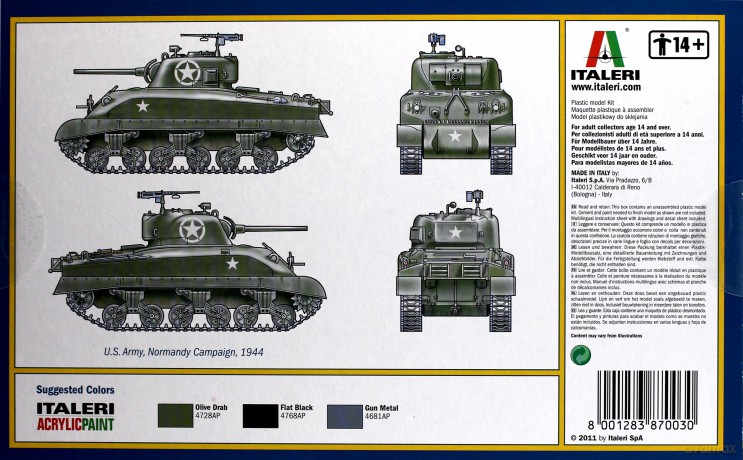 ITALERI M4 Sherman 7003 [MODELARSTWO]