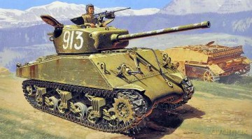 ITALERI M4A2 76mm Wet Sherman 6483 [MODELARSTWO]