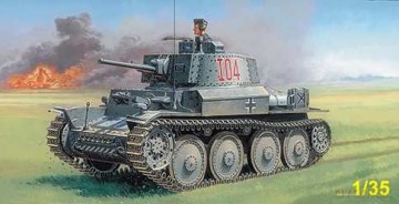 ITALERI German Pz.Kpfw.38(t) Ausf.EF 6489 [MODELARSTWO]