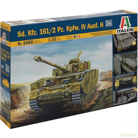 ITALERI Sd.Kfz.1612 Pz.Kpfw.IV Ausf.H 6486 [MODELARSTWO]