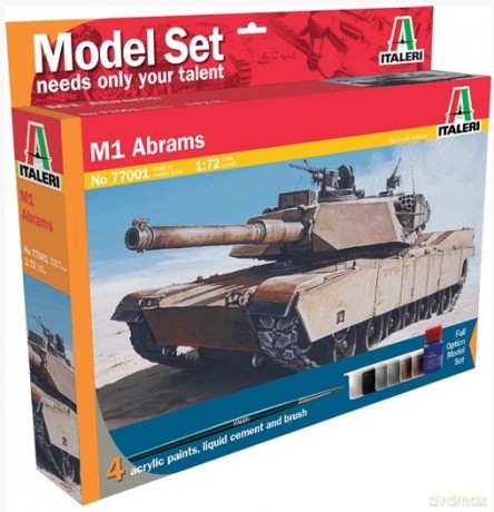 ITALERI Zest. Modelarski M1 Abrams 77001 [MODELARSTWO]