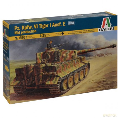 ITALERI Pz.Kpfw.Vi Tiger I Ausf.E 6507 [MODELARSTWO]