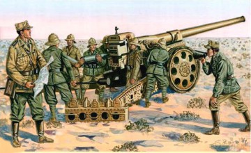 ITALERI Italian Cannon 14940 with Crew 6165 [MODELARSTWO]