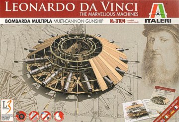ITALERI Leonardo Da Vinci MultiCannon 3104 [MODELARSTWO]