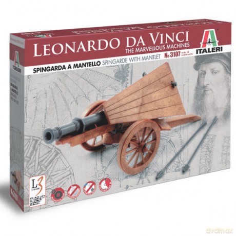 ITALERI Leonardo Da Vinci Spingarda 3107 [MODELARSTWO]
