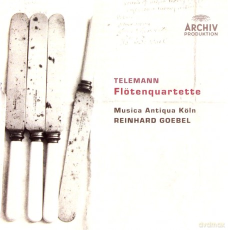 Goebel,Musica Antiq.Koln: Telemann:Flotenquartette [CD]