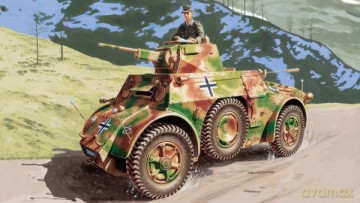 ITALERI Autoblinda AB 41 Pz. Sp. Wg. 6442 [MODELARSTWO]