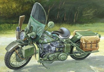 ITALERI US Army WWII Motorcycle 7401 [MODELARSTWO]