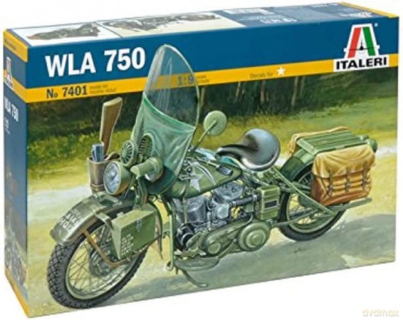 ITALERI US Army WWII Motorcycle 7401 [MODELARSTWO]